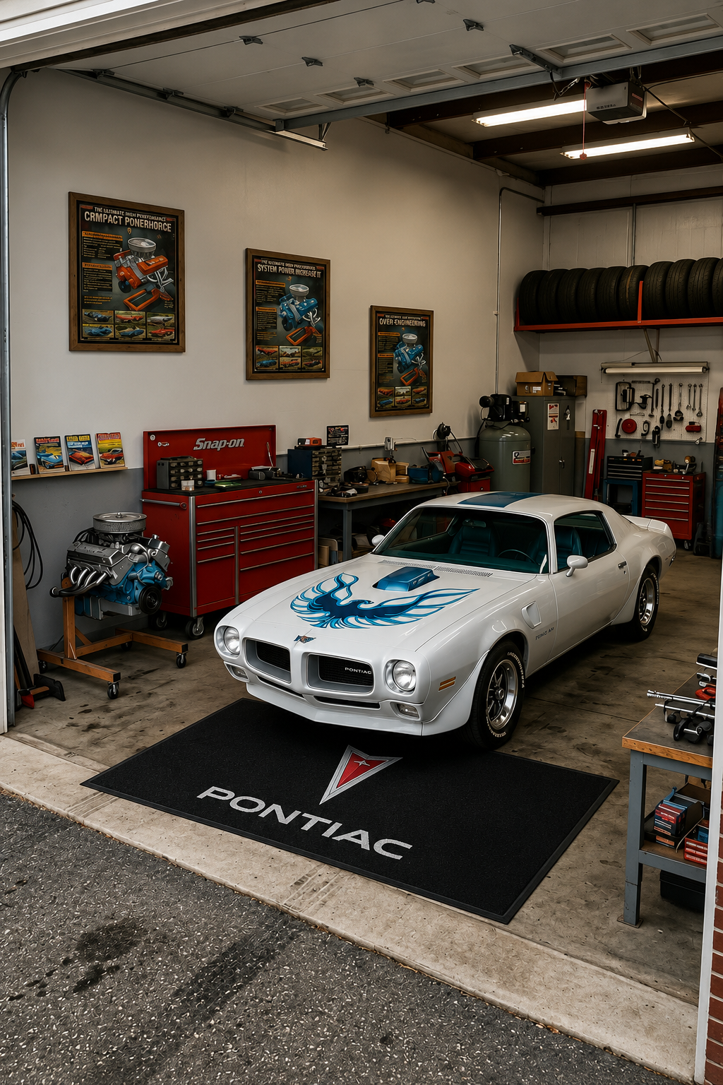 Premium Pontiac Garage Rug – 5x7 ft (60x87")