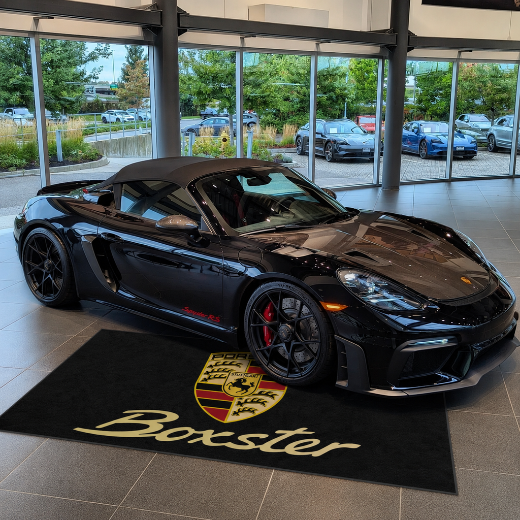 Premium Porsche Garage Rug – 152 x 221 cm  (5x7 ft)