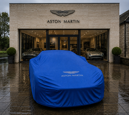 Aston Martin Waterproof Car Cover Custom Fit Outdoor Cover - Red