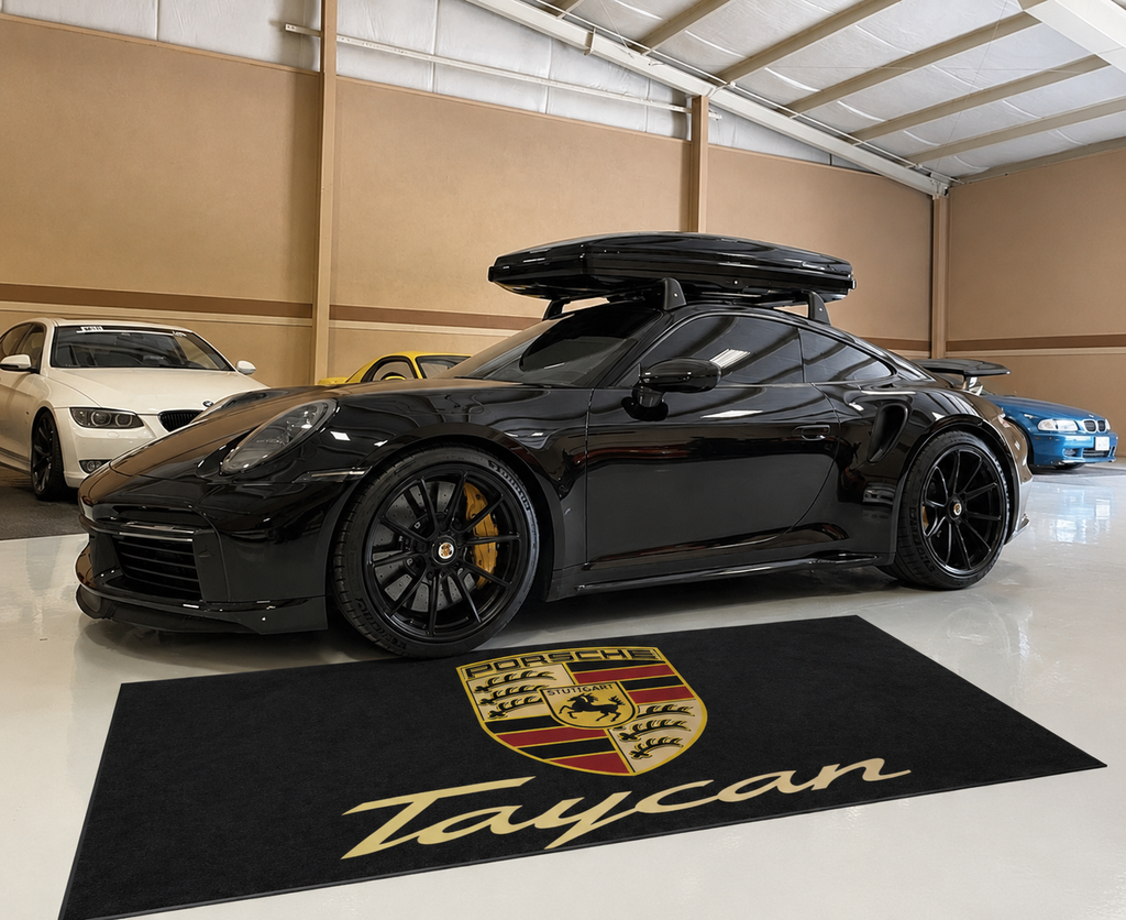 Premium Porsche Garage Rug – 152 x 221 cm  (5x7 ft)