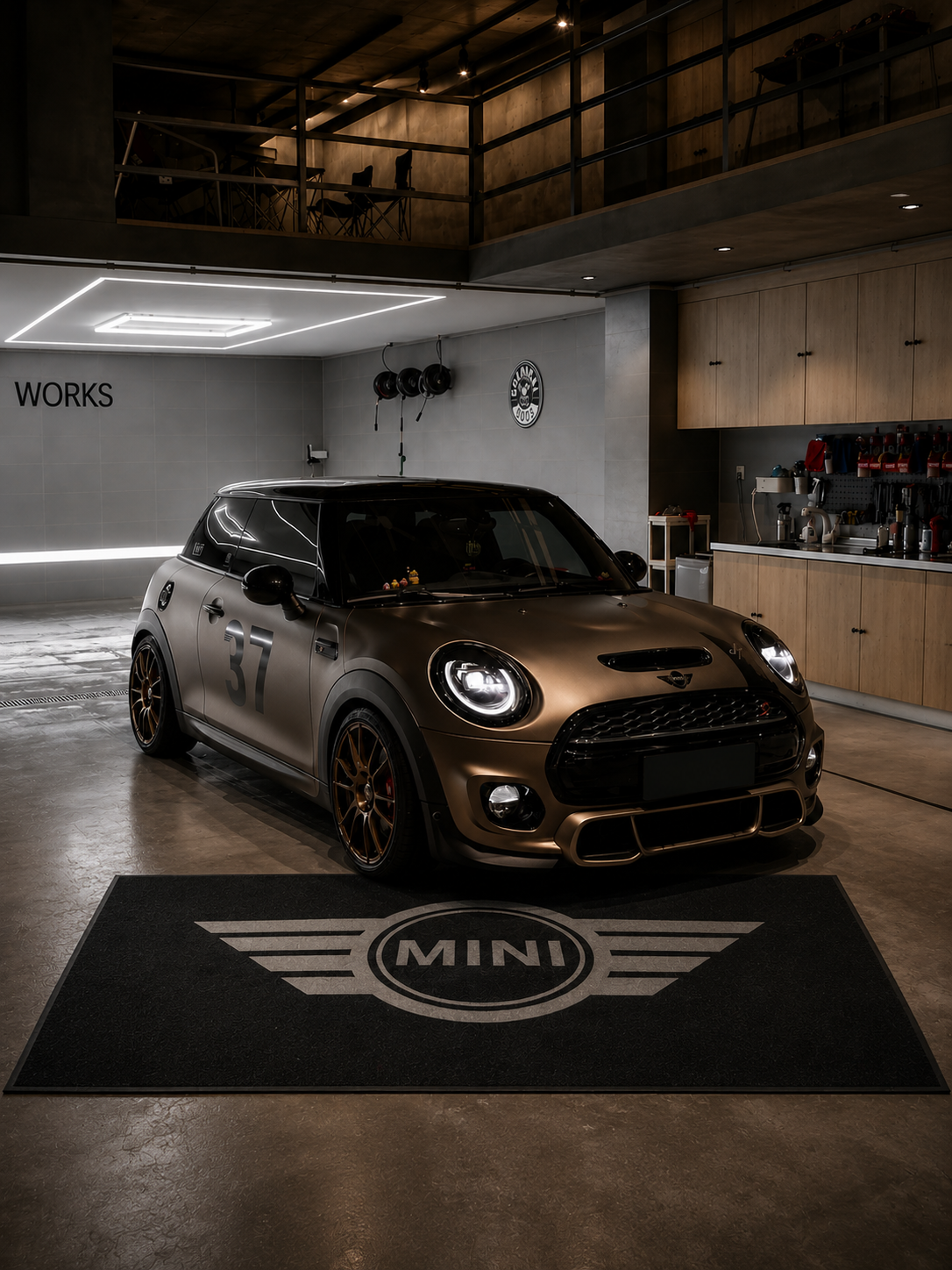 Premium Mini Garage Rug – 5x7 ft (60x87")