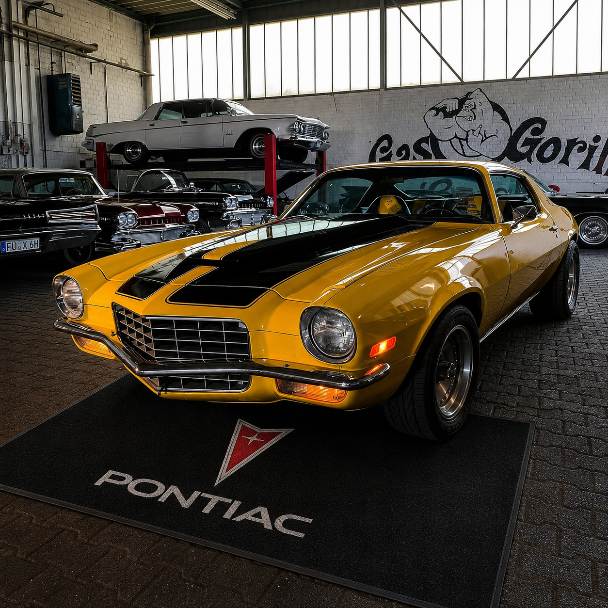 Premium Pontiac Garage Rug – 5x7 ft (60x87")