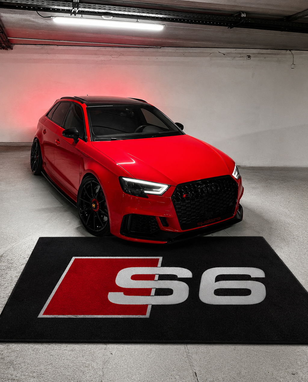 Premium Audi Garage Rug – 5x7 ft (60x87")