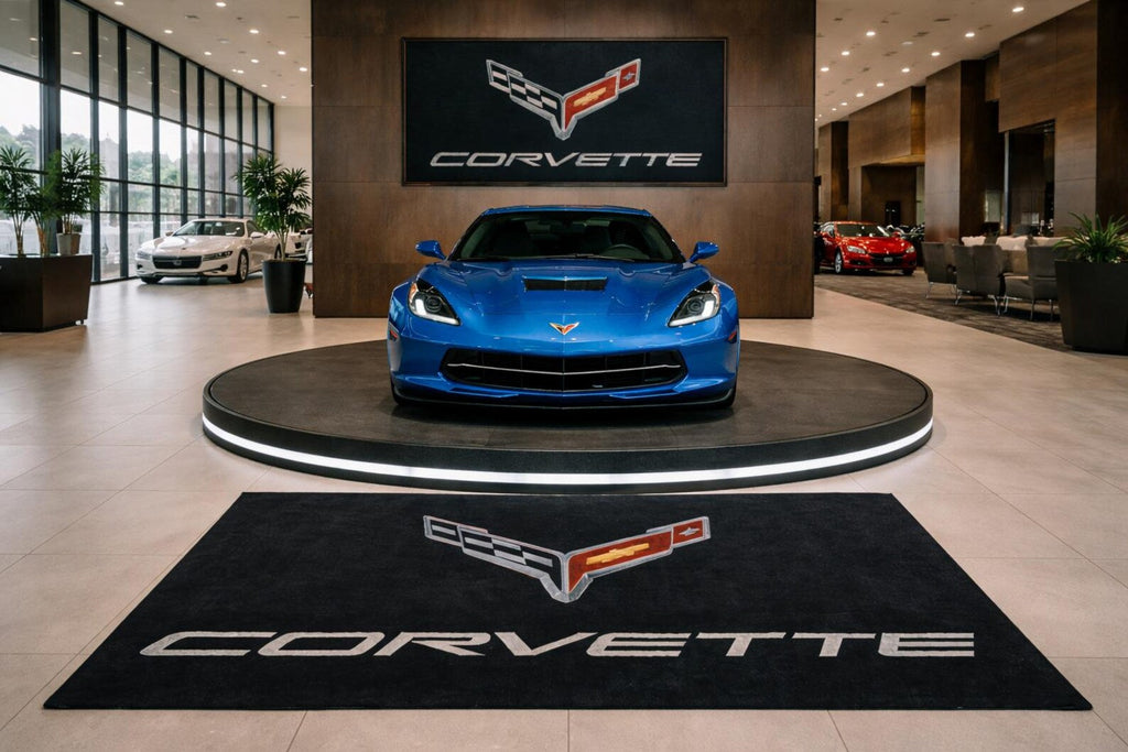Premium Corvette Garage Rug – 5x7 ft (60x87")