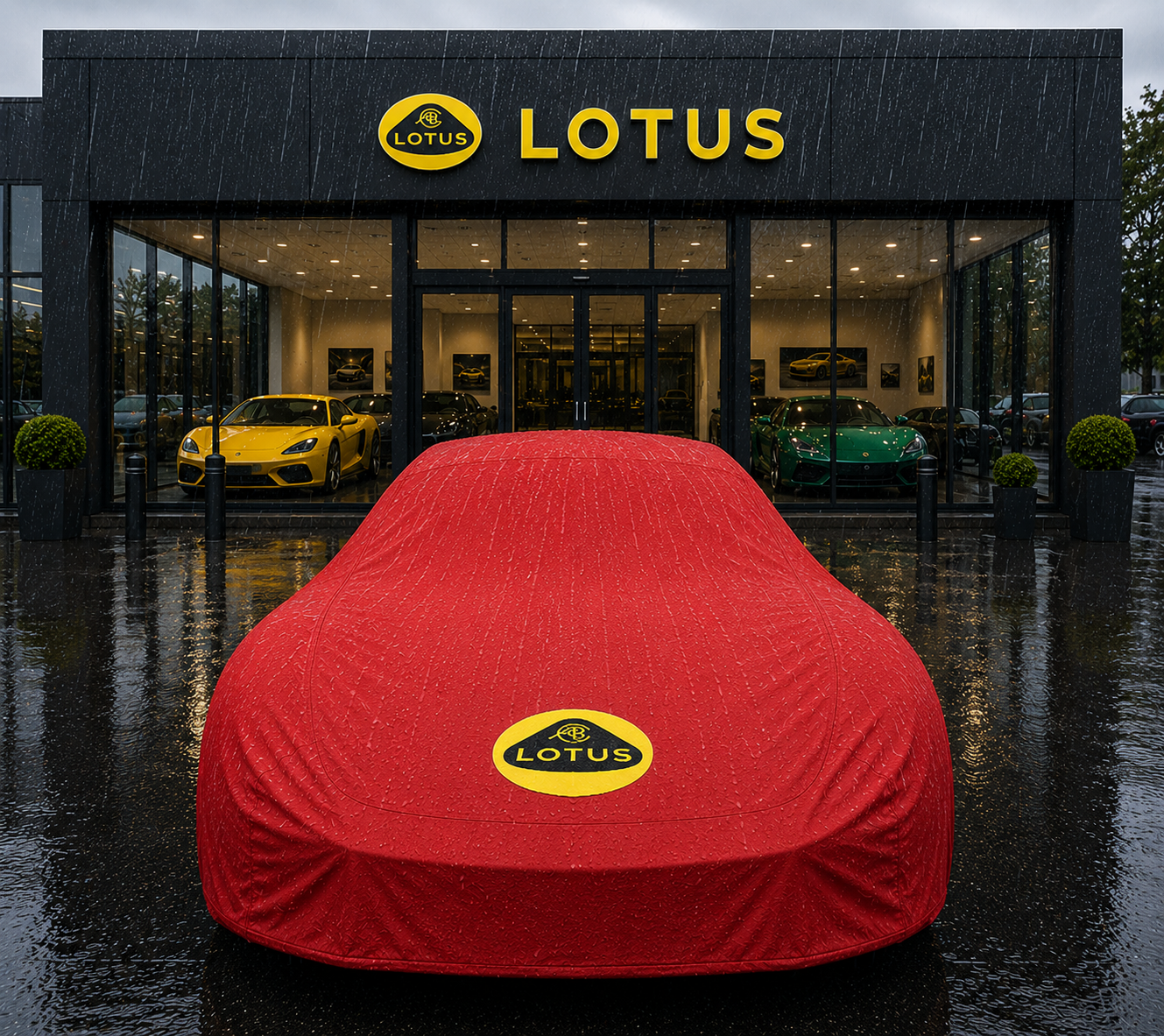 Lotus Premium Car Cover - Waterproof Outdoor