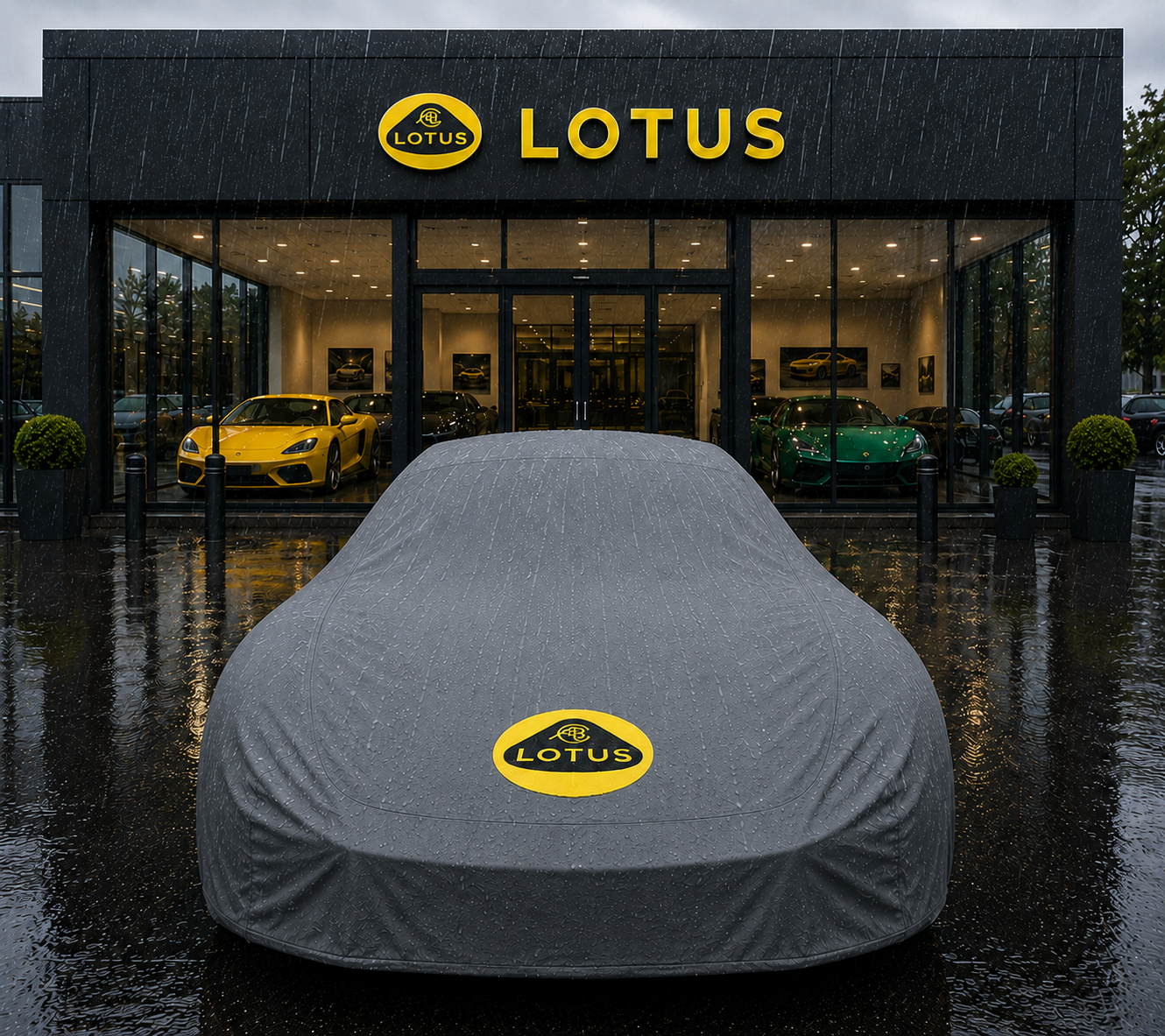 Lotus Premium Car Cover - Waterproof Outdoor