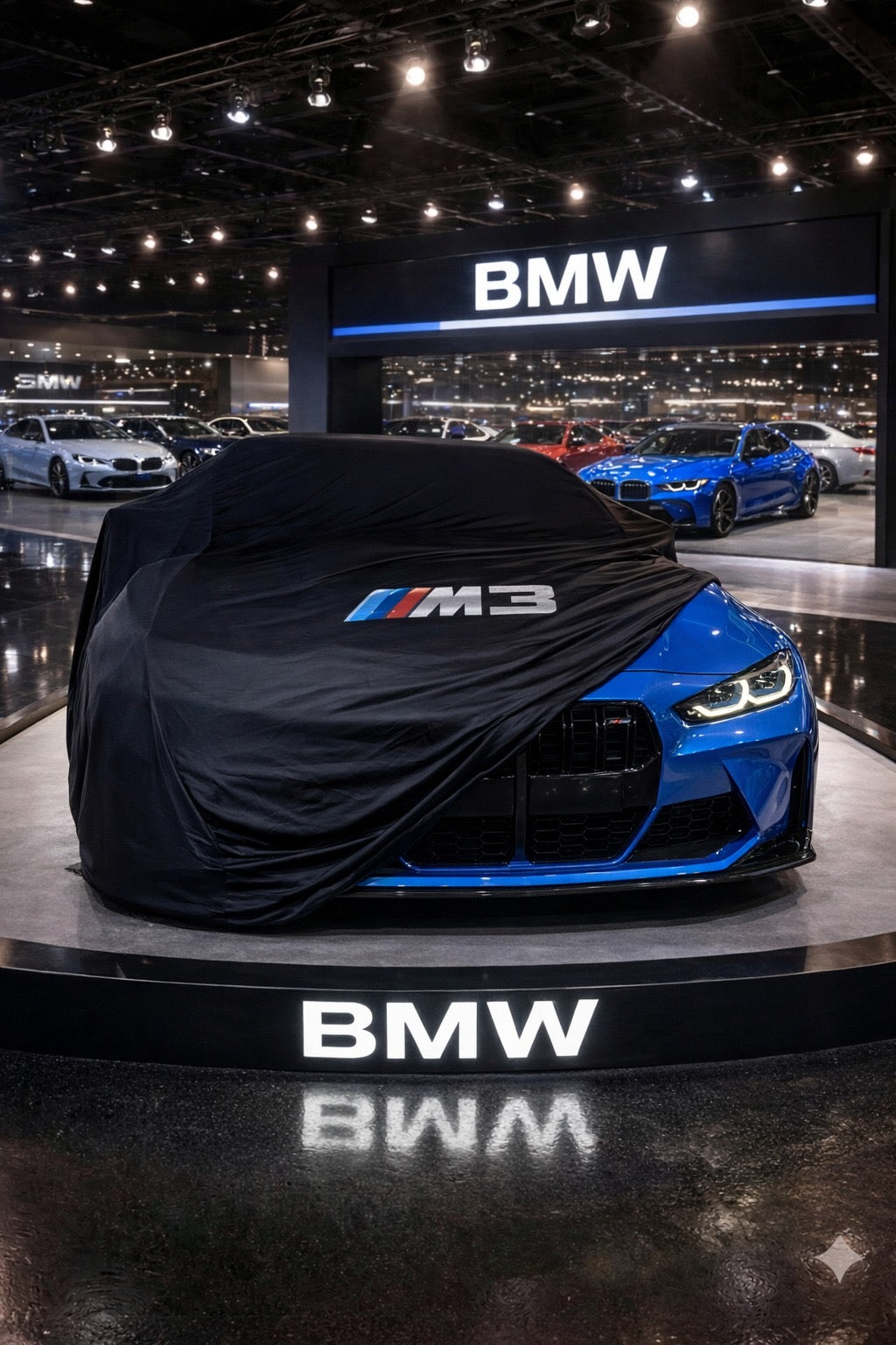 BMW M3 Car Cover indoor Cover For M Series - Blue