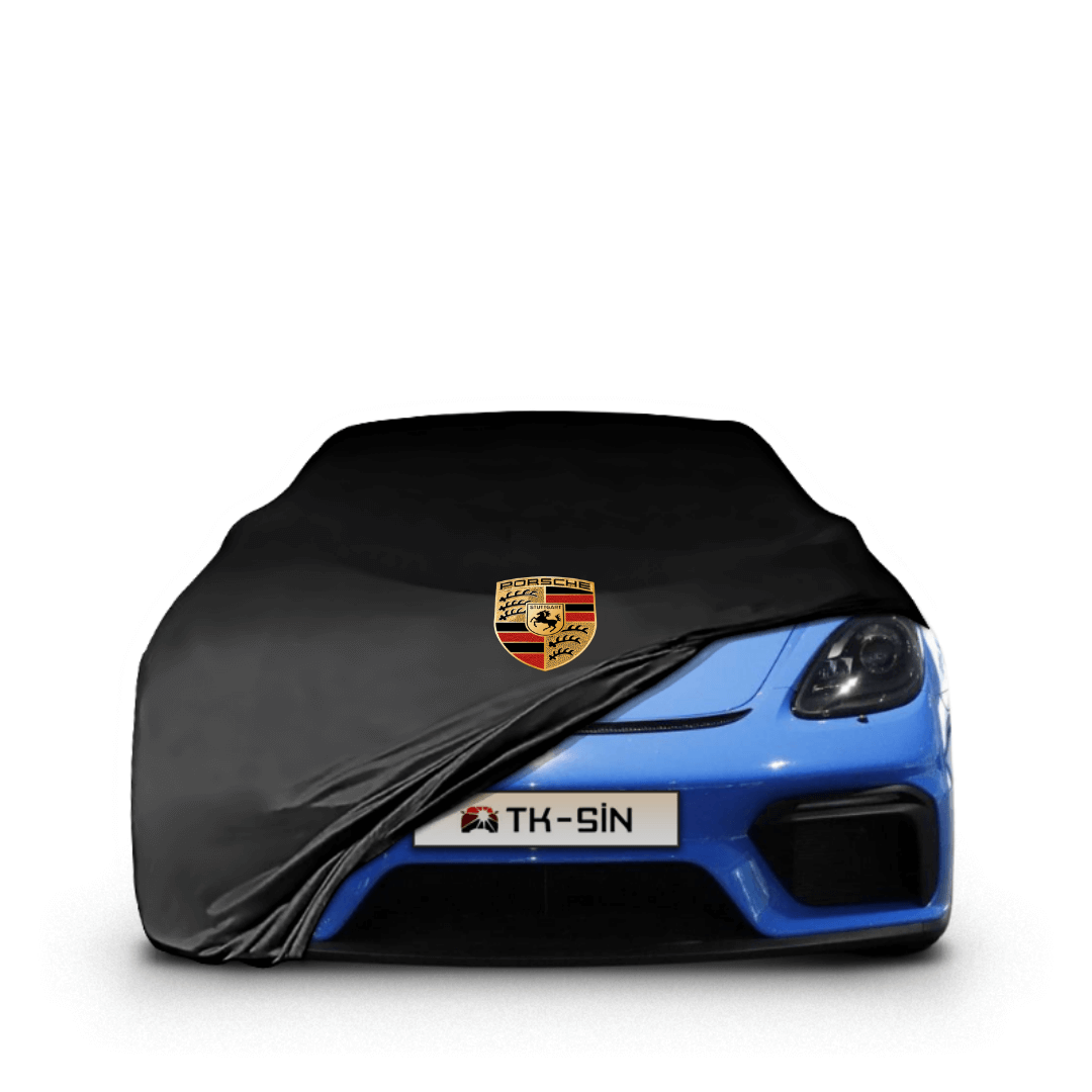 PORSCHE 718 (982) Indoor Car Cover - Black