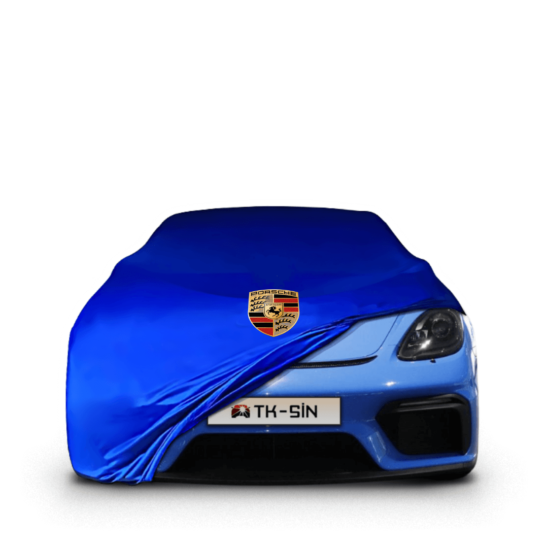 PORSCHE 718 (982) Indoor Car Cover - Blue