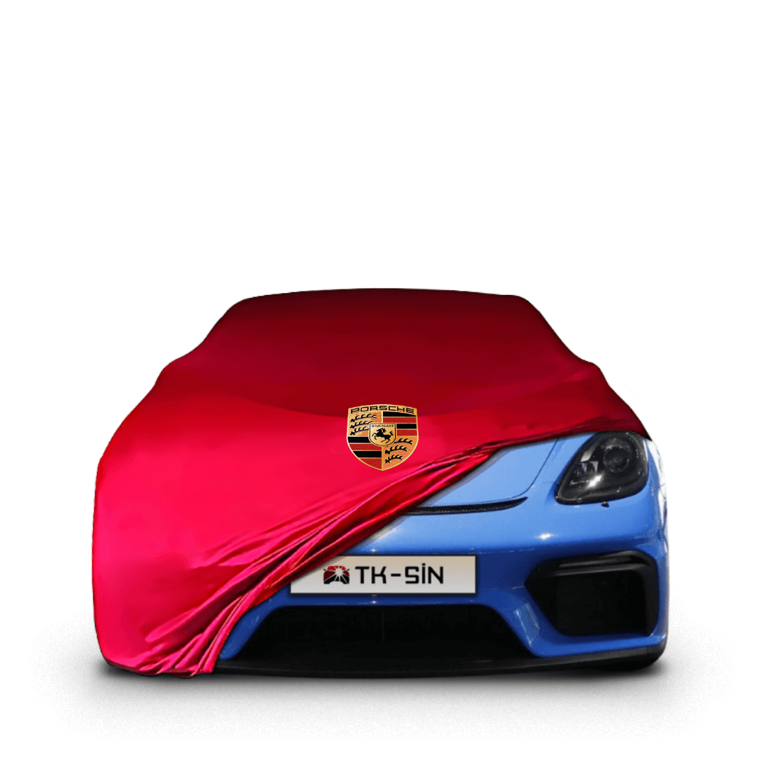 PORSCHE 718 (982) Indoor Car Cover - Red