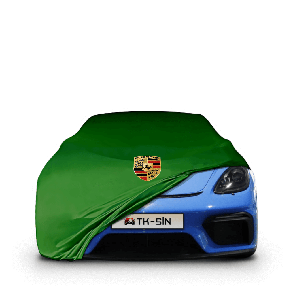 PORSCHE 718 (982) Indoor Car Cover - Green
