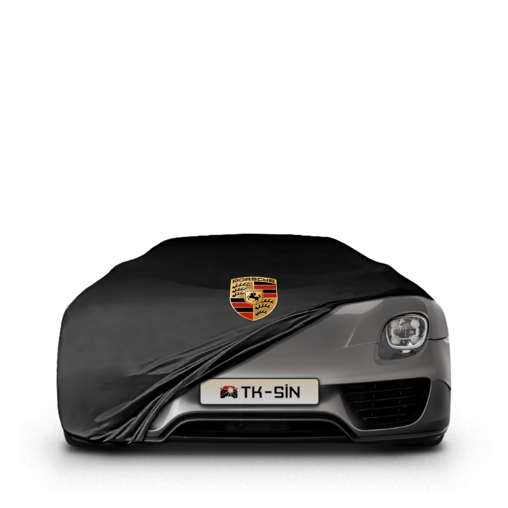 PORSCHE 918 SPYDER Indoor Car Cover - Black