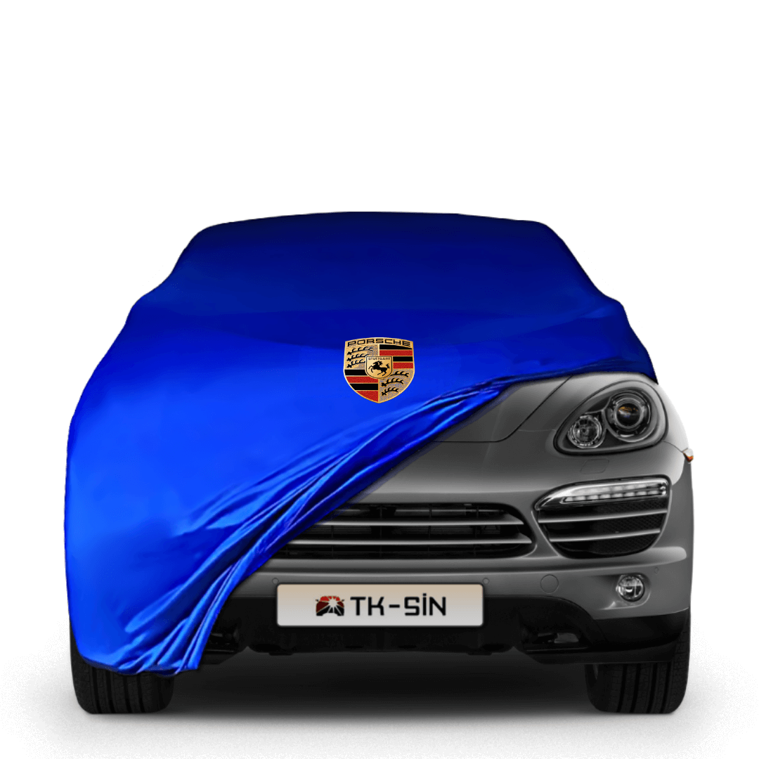 PORSCHE CAYENNE 2 (2014-2017) Indoor Car Cover - Blue