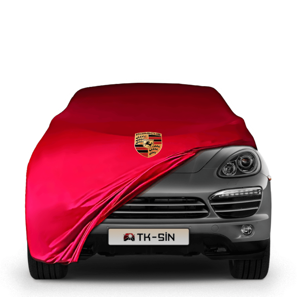 PORSCHE CAYENNE 2 (2014-2017) Indoor Car Cover - Red