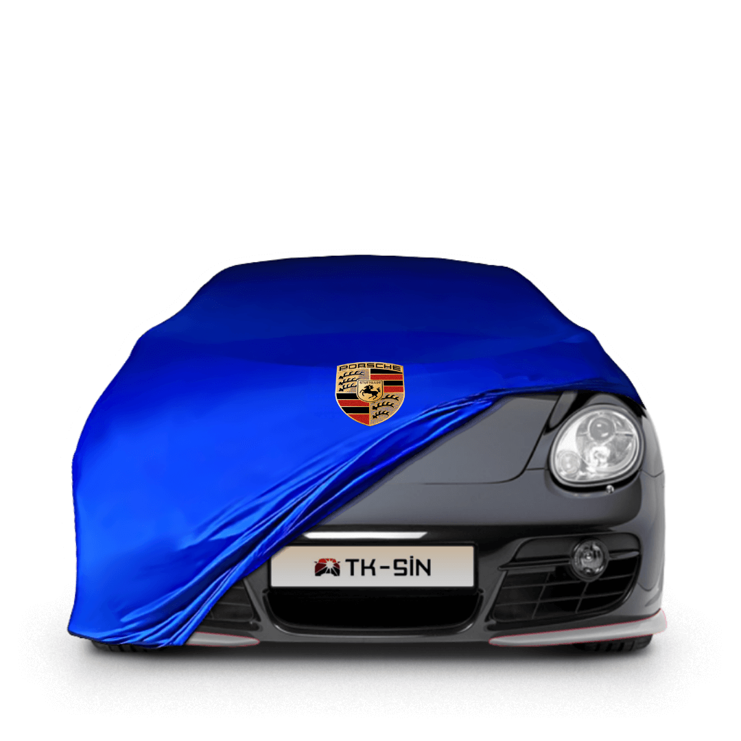 PORSCHE CAYMAN 987C (2005-2012) Indoor Car Cover - Blue