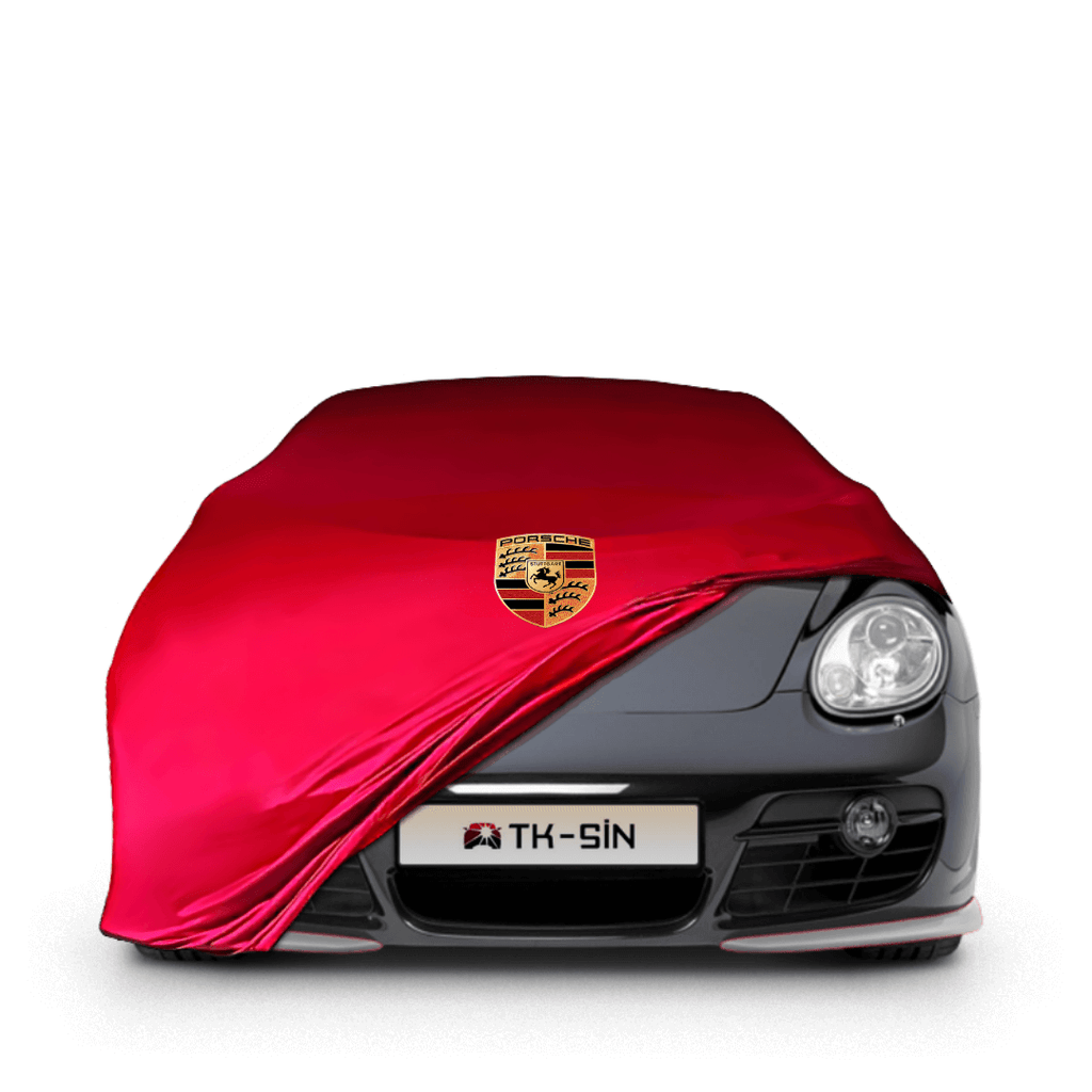 PORSCHE CAYMAN 987C (2005-2012) Indoor Car Cover - Red