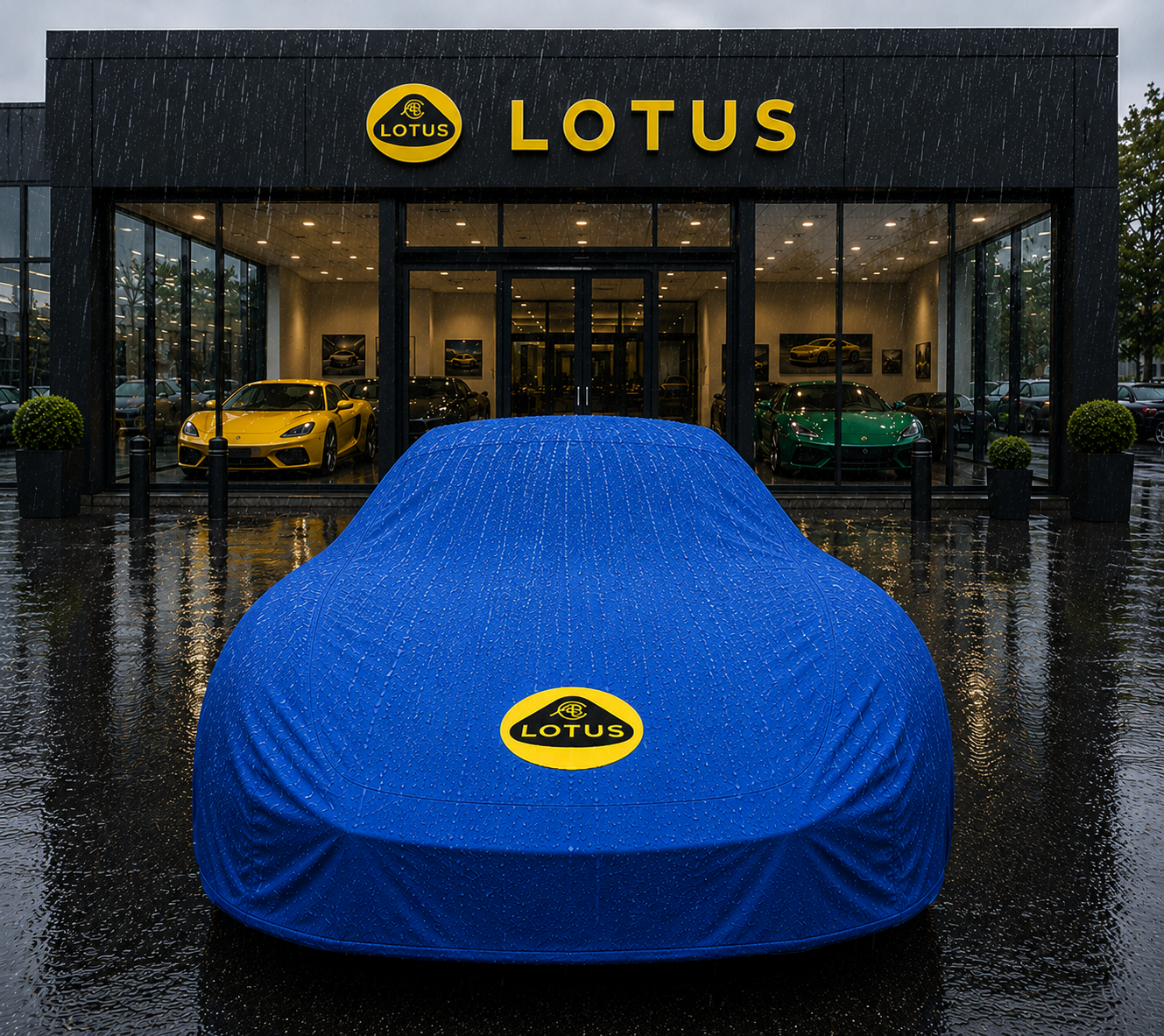 Lotus Premium Car Cover - Waterproof Outdoor