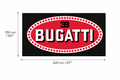 Premium Bugatti Garage Rug – 5x7 ft (60x87")
