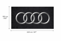 Premium Audi Garage Rug – 5x7 ft (60x87")