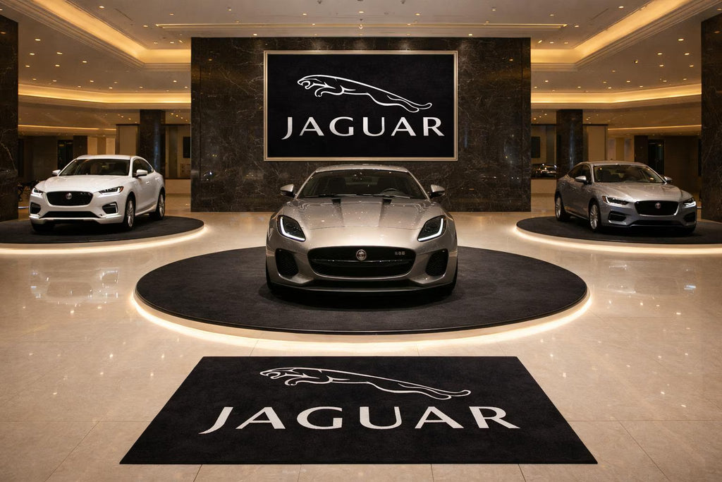 Premium Jaguar Garage Rug – 152 x 221 cm(5x7 ft)
