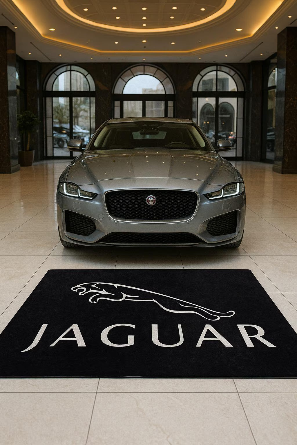 Premium Jaguar Garage Rug – 152 x 221 cm(5x7 ft)