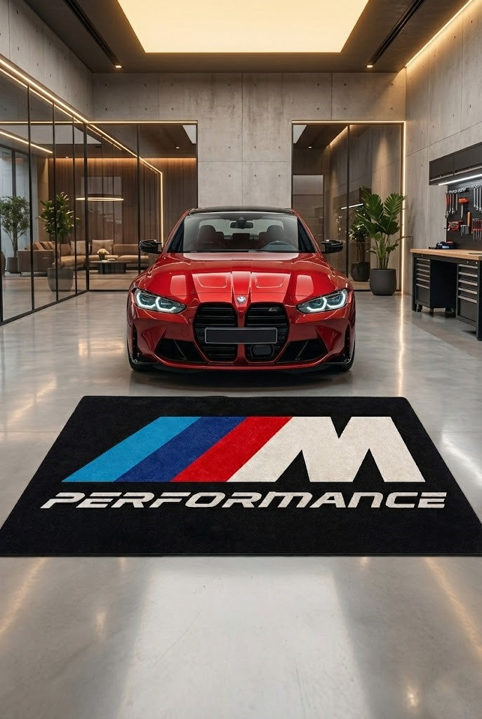 Premium BMW Garage Rug – 5x7 ft (60x87")
